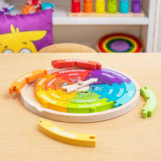 My Emotions Wheel Puzzle